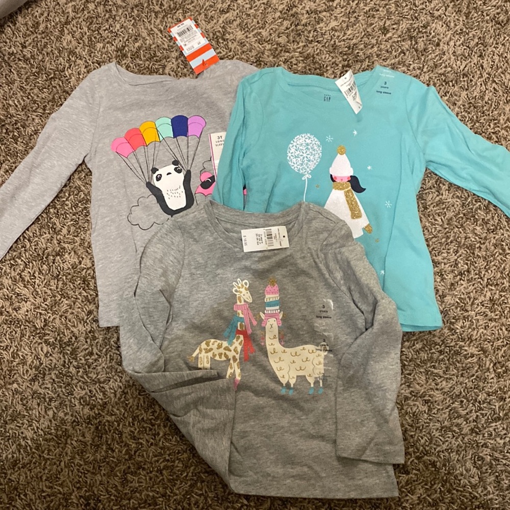 NEW WITH TAGS 3T Tops Long Sleeve